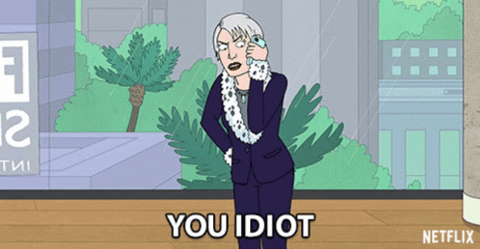 You Idiot Katrina Bojack Horseman GIF
