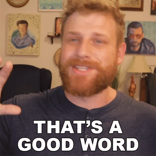 You Keep Using That Word Streamer That's A Good Word GIF