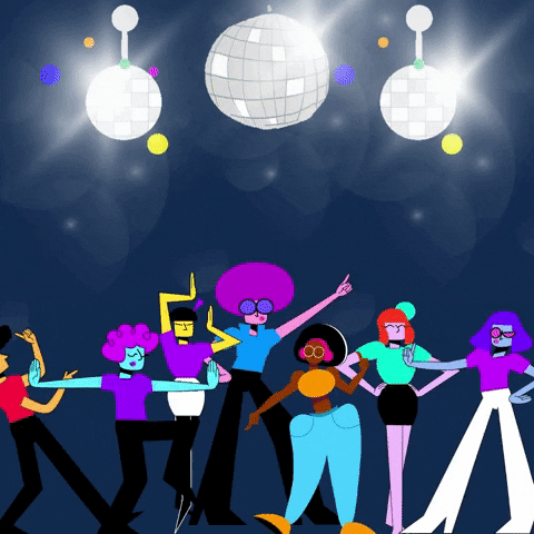 You Look Like The 4th Of July Dance Party GIF