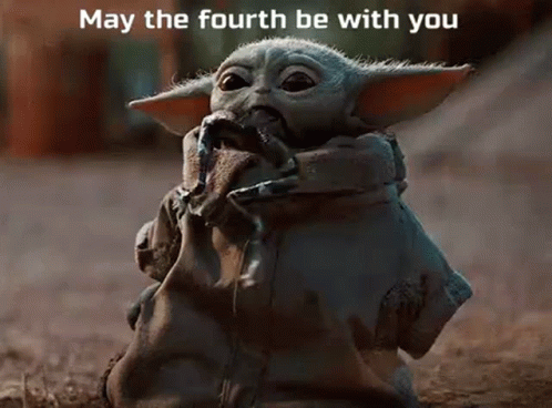 You Look Like The 4th Of July Little Yoda GIF