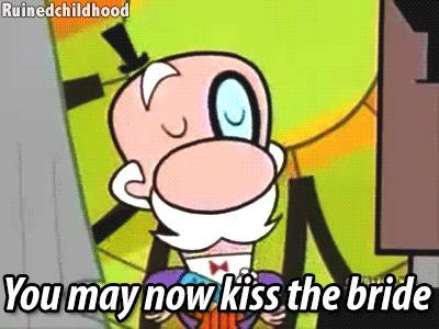 You May Kiss The Bride GIF