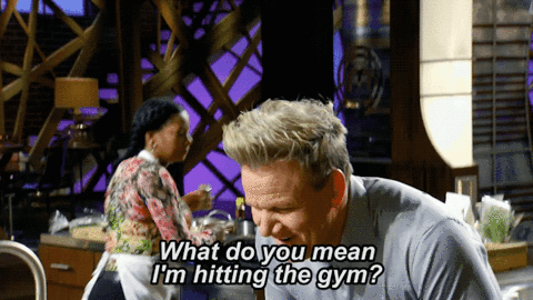 You Mean I'm Hitting Go To The Gym GIF