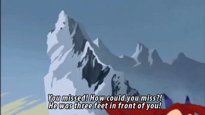 You Missed Shooting The Mountain GIF