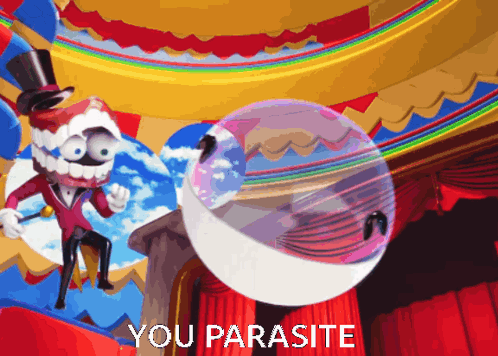 You Parasite Cartoon Character GIF