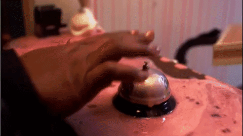 You Rang Man Slowly Opening Door GIF