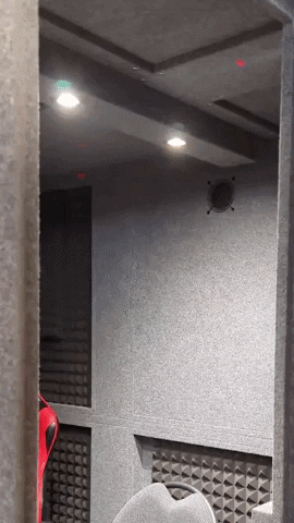 You Rang Puppet Peeking Behind Wall GIF