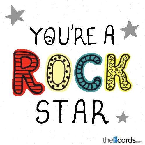 You're a Rock Star Poster