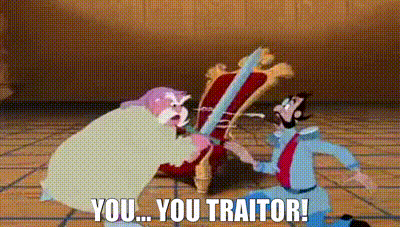 You're A Traitor Cinderella GIF