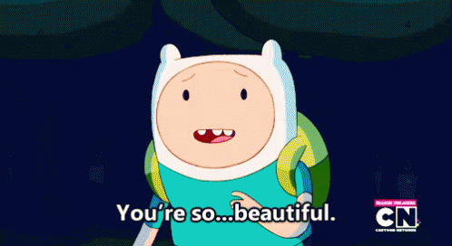 You Re Beautiful Finn The Human GIF