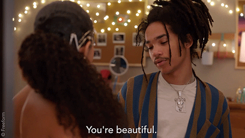You Re Beautiful Grown Ish Zoey And Luca GIF