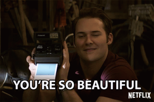 You Re Beautiful Man Holding A Camera GIF