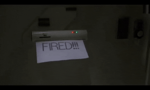 You're Fired Back To The Future Scene GIF