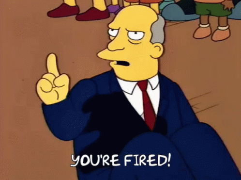 You're Fired Gary Chalmers GIF