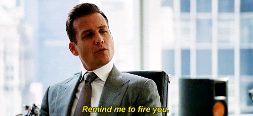 You're Fired Harvey Specter Suits GIF