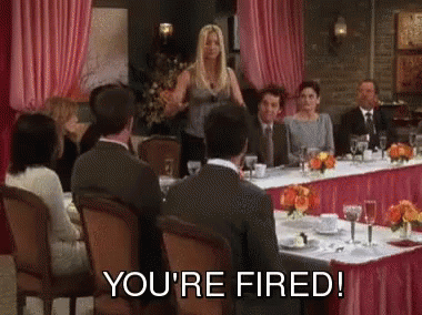 You're Fired Phoebe Buffay GIF