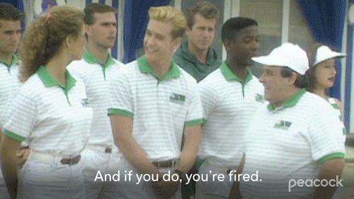 You're Fired Saved By The Bell GIF