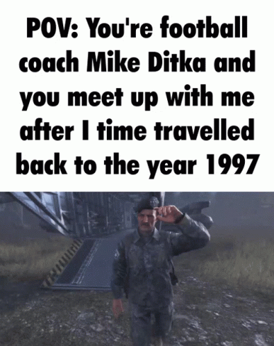 You're Football Coach Big Mike Ditka GIF