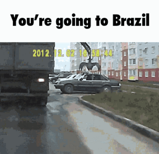 You're Going To Brazil Car GIF