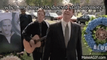 You're My Boy Blue Bmw E38 GIF