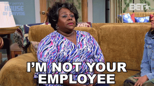 You're Not My Supervisor Cassi Davis GIF