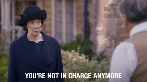 You're Not My Supervisor Downton Abbey GIF
