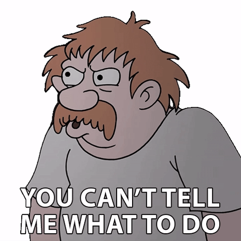 You're Not My Supervisor King Zog GIF