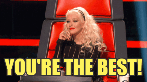 You're Simply The Best Christina Aguilera GIF