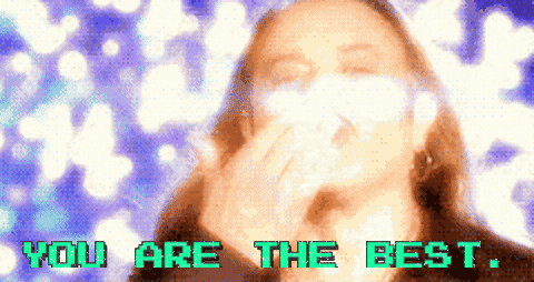 You're Simply The Best Long Haired Man GIF