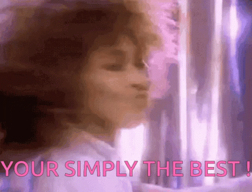 You're Simply The Best Tina Turner Wink GIF