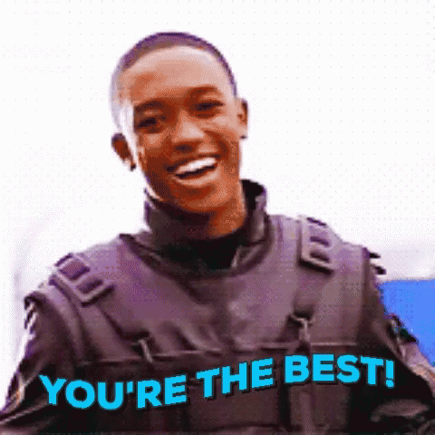 You're The Best Word Art GIF