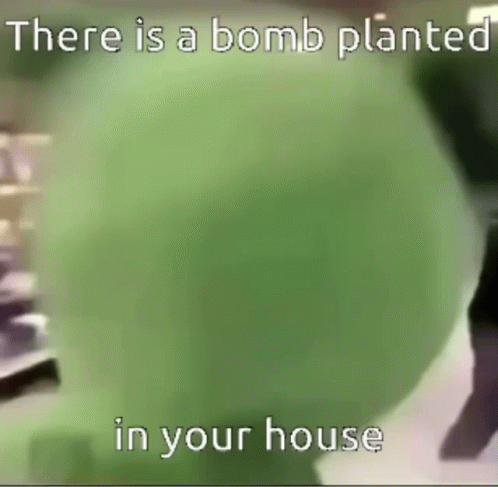 You're The Bomb In Your House Panic GIF