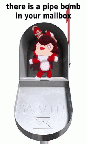 You're The Bomb Inside The Mailbox Bunny GIF