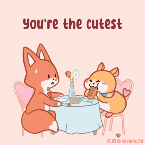 You're The Cutest Eater Bomb GIF