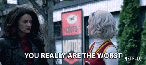 You're The Worst Sabrina Spellman Mary Wardwell GIF