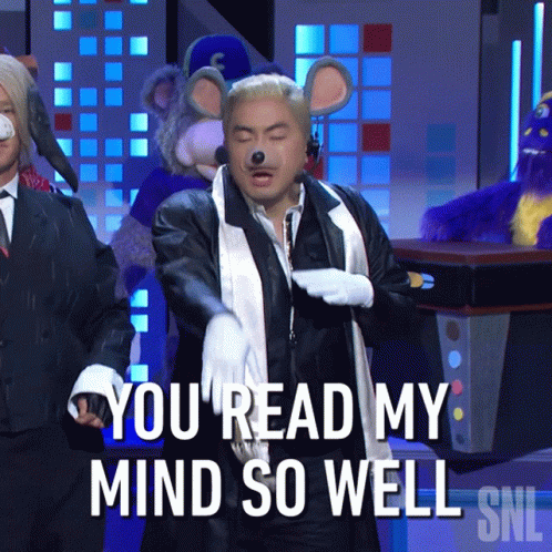 You Read My Mind So Well Great Minds GIF