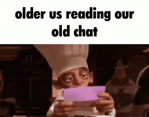 You Reading Old Chats Ruined It GIF