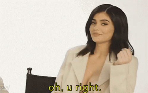 You Right Kylie Jenner Winking GIF