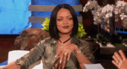 You Right Rihanna Pointing GIF
