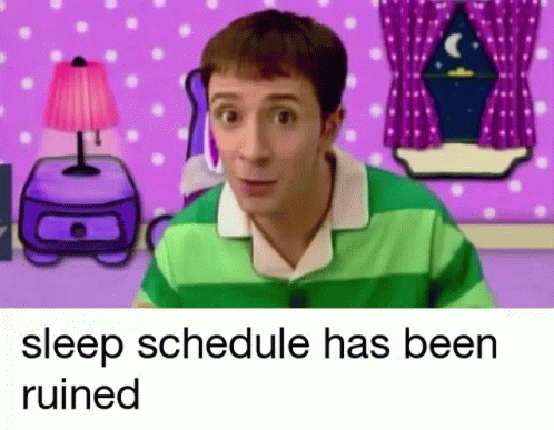You Ruined The Sleeping Schedule It GIF