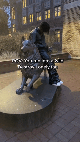 You Run Into A Wild Destroy Lonely Fan GIF