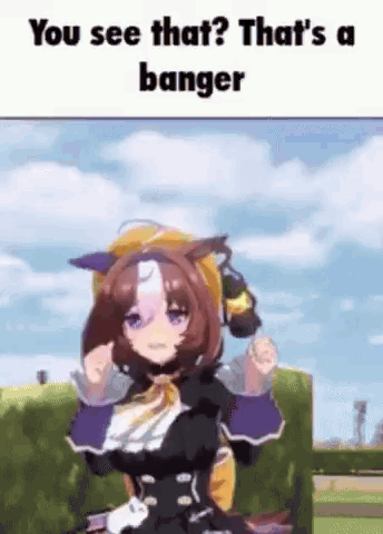 You See That ? That 'S A Banger , A Girl With A Horse On Her Back . GIF