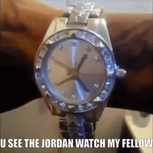 You See The Jordan Watch My Fellow GIF
