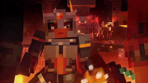 You Shall Not Pass Minecraft Soldiers GIF