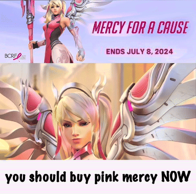 You Should Buy Pink Mercy Now GIF