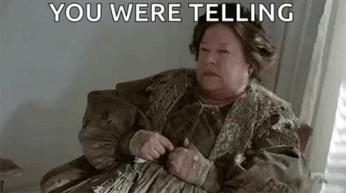 Kathy Bates You Sit On A Throne Of Lies GIF