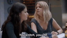 You Snitch, You Die GIF