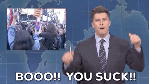 You Suck Colin Jost GIF