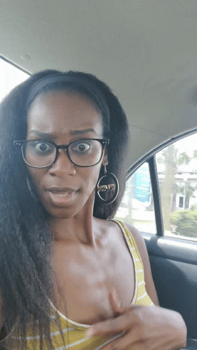 Girl Asking Are You Talking To Me GIF