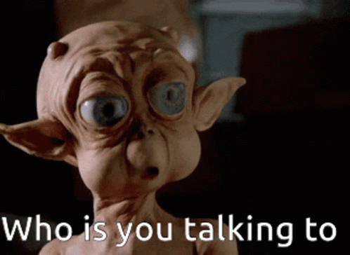 Alien Asking You Talking To Me GIF