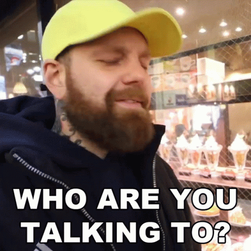 Are You Talking To Me Dude GIF